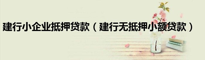 小额融资车做抵押(小额车抵押贷款)? (https://www.962900.com/) 知识问答 第1张