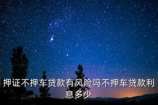 车子抵押贷款不押车(抵押车贷款风险大吗)? (https://www.962900.com/) 知识问答 第2张