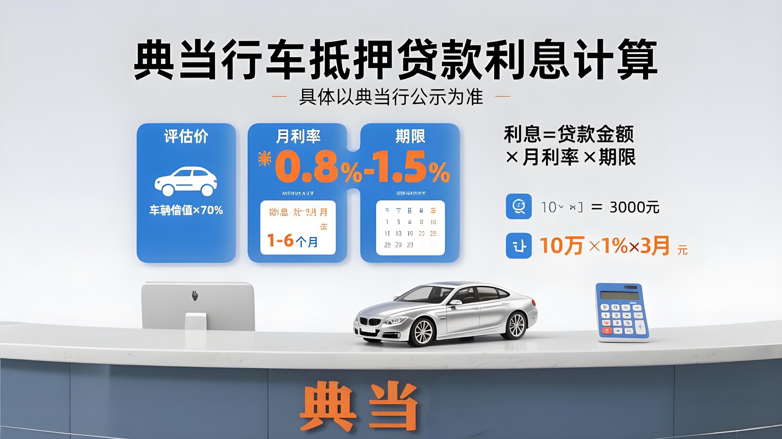 典当行车抵押贷款利息怎么算(银行车抵押贷款利率是多少)？ (https://www.962900.com/) 知识问答 第1张
